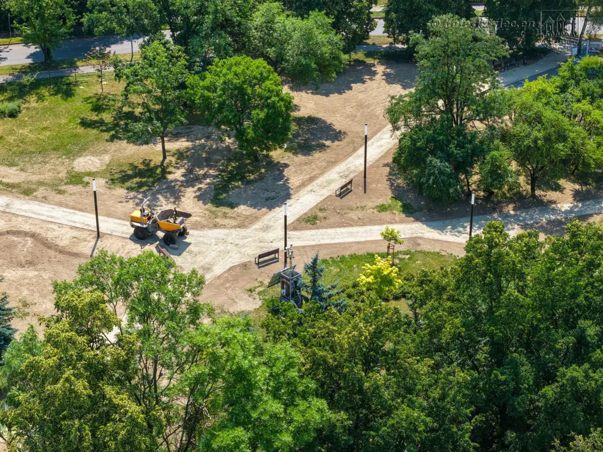 Renovation of the park near the stadium in Bolesławiec