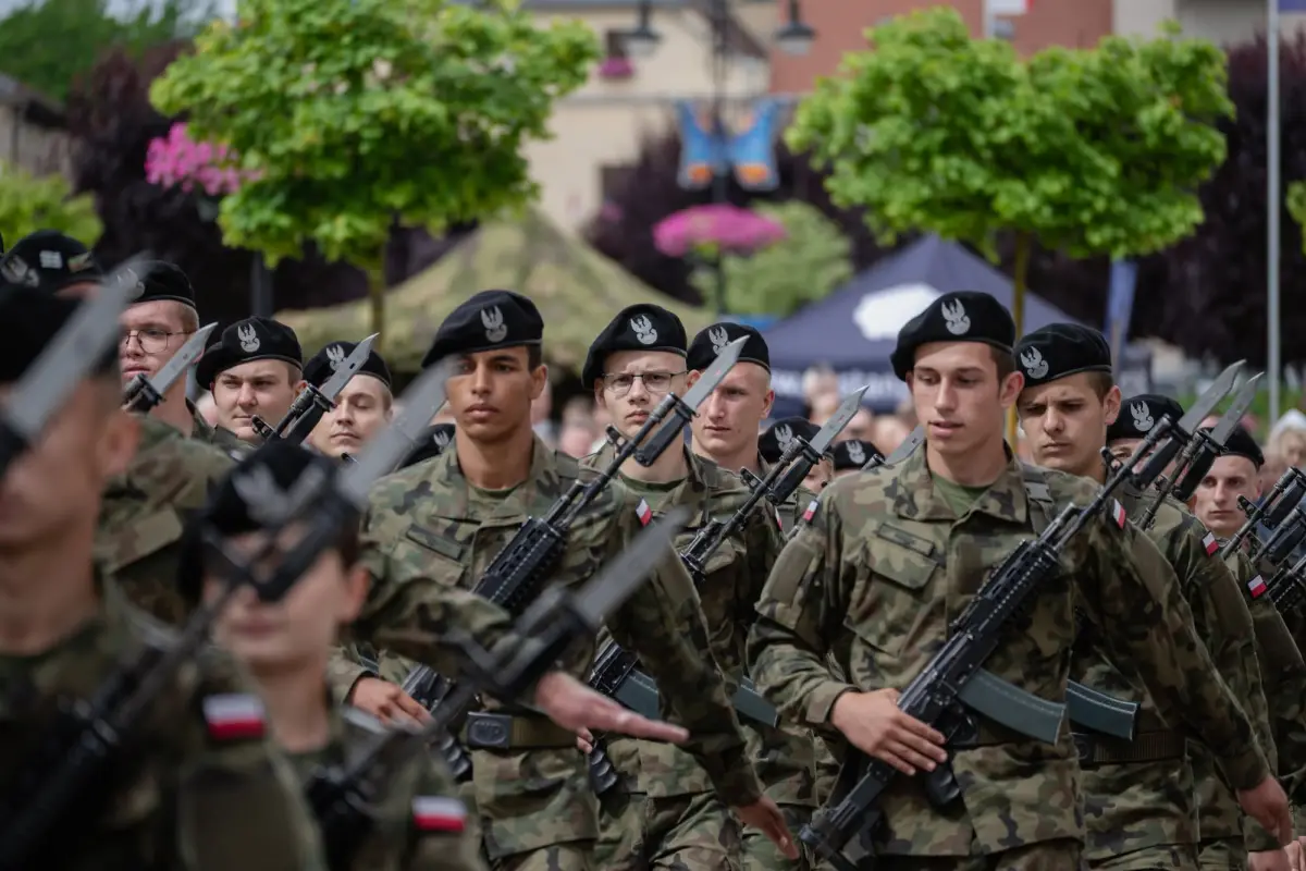Military oath of voluntary basic military service soldiers in Chojnów