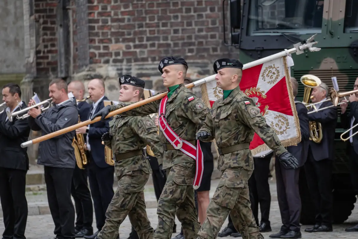 Military oath of voluntary basic military service soldiers in Chojnów
