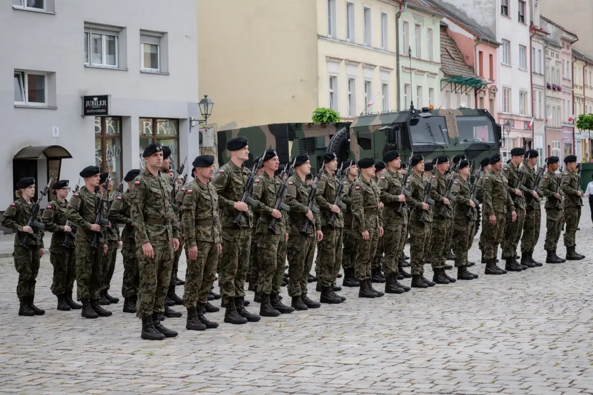 Military oath of voluntary basic military service soldiers in Chojnów