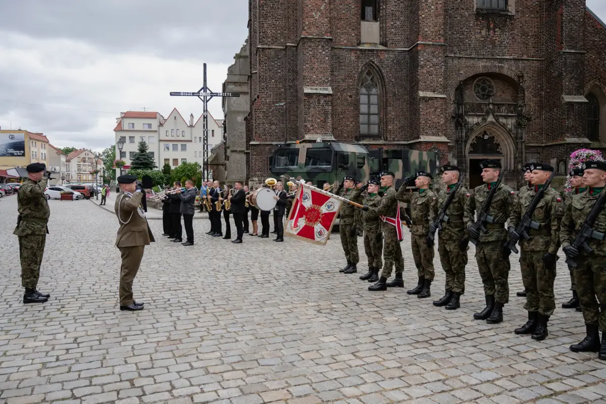 Military oath of voluntary basic military service soldiers in Chojnów