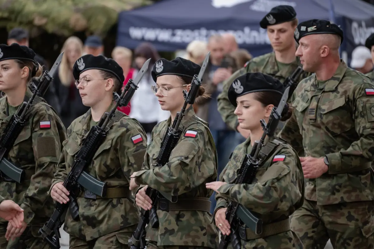 Military oath of voluntary basic military service soldiers in Chojnów