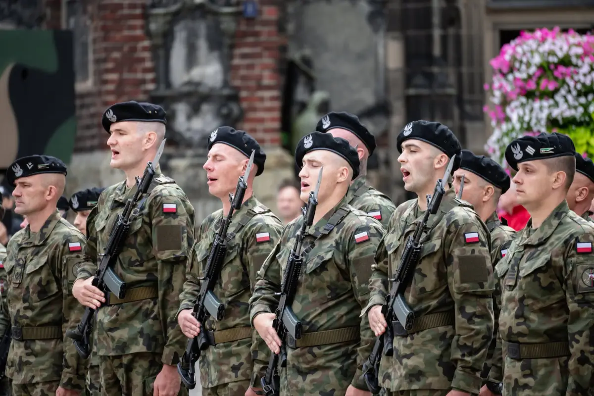 Військова присяга військовослужбовців добровільної строкової військової служби в Chojnowie
