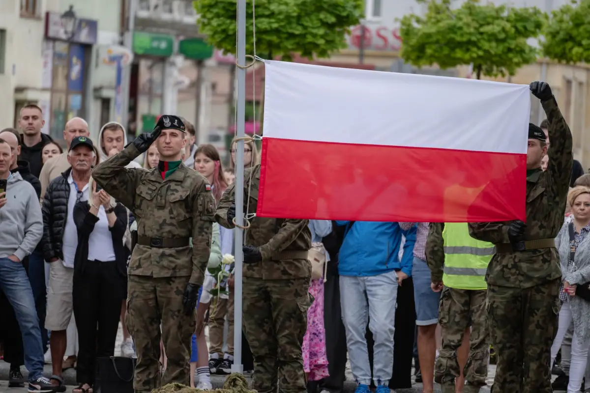 Military oath of voluntary basic military service soldiers in Chojnów