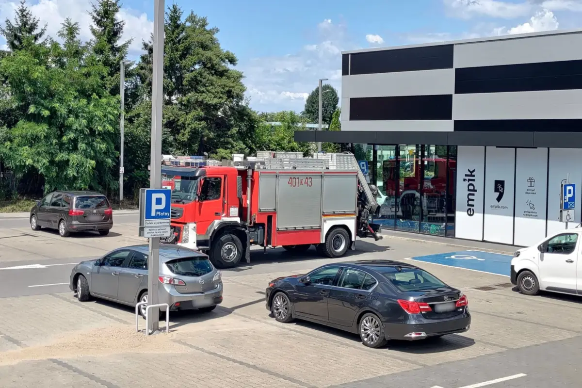 Akcja straży w Empiku