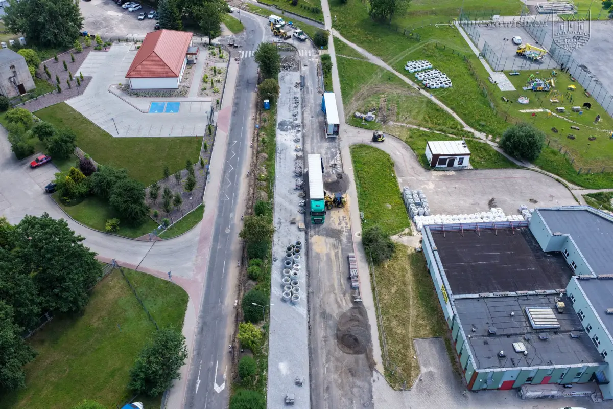 Remont ulicy Gałczyńskiego w Bolesławcu