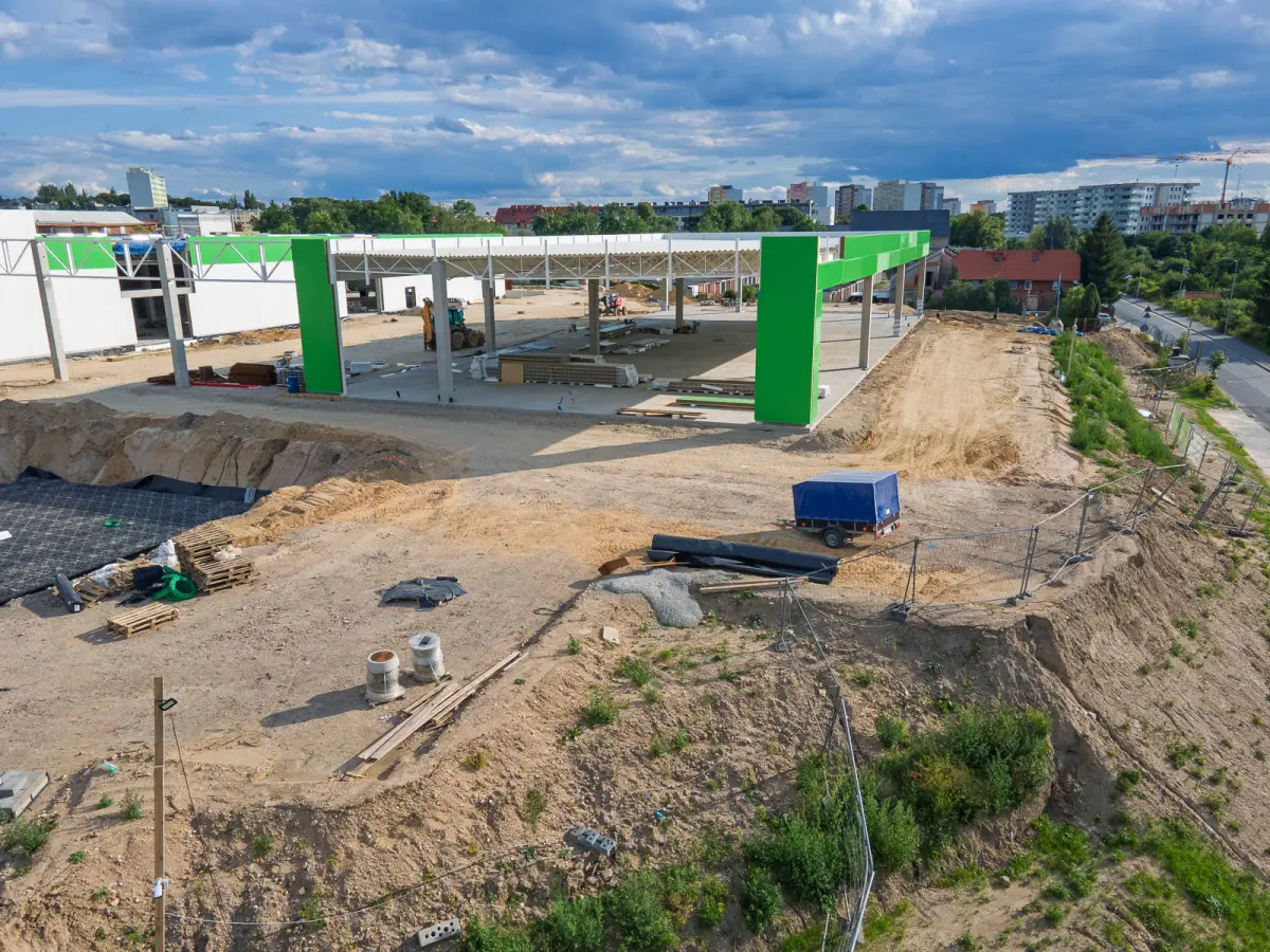 Budowa Leroy Merlin i parku handlowego