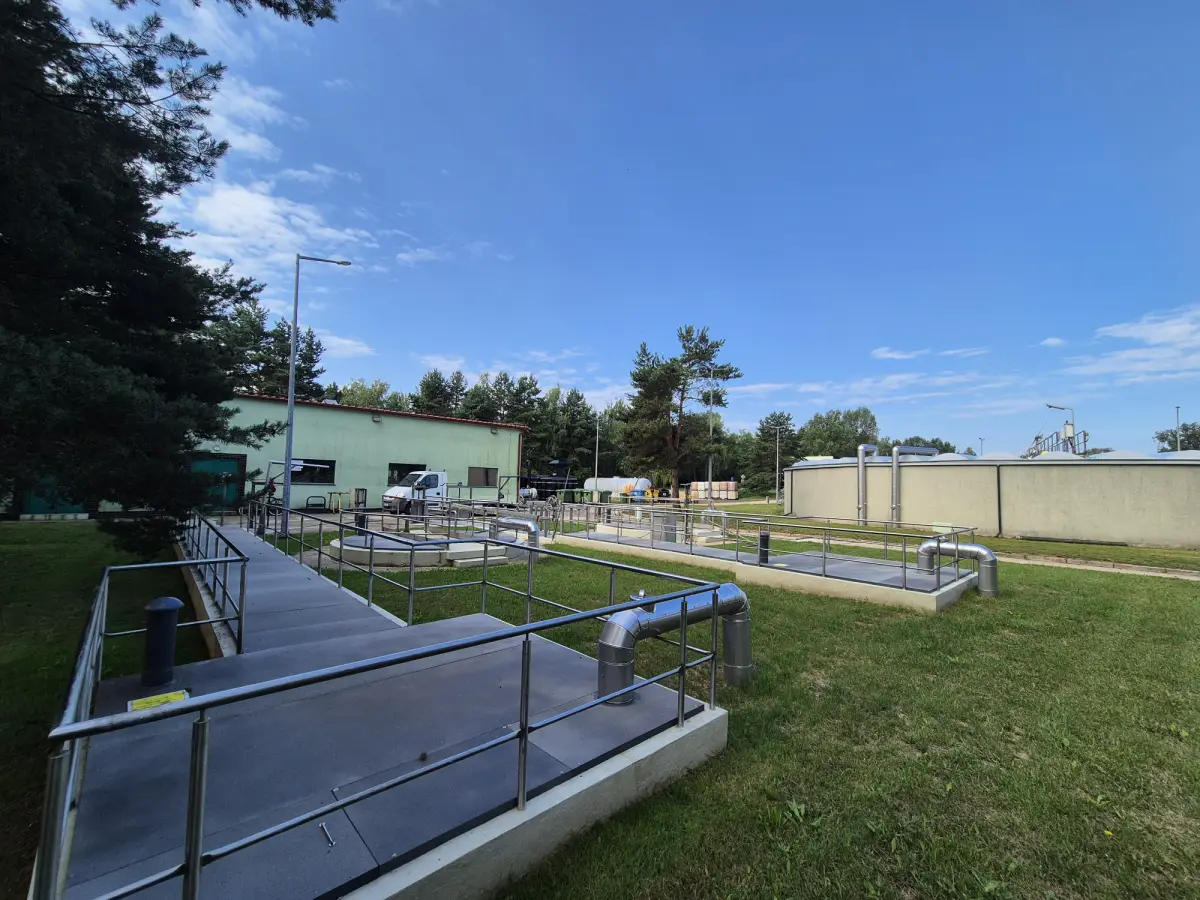 Hermetyzacja oczyszczalni ścieków w Bolesławcu