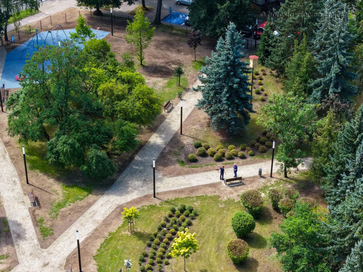 Odnowiony park w Bolesławcu