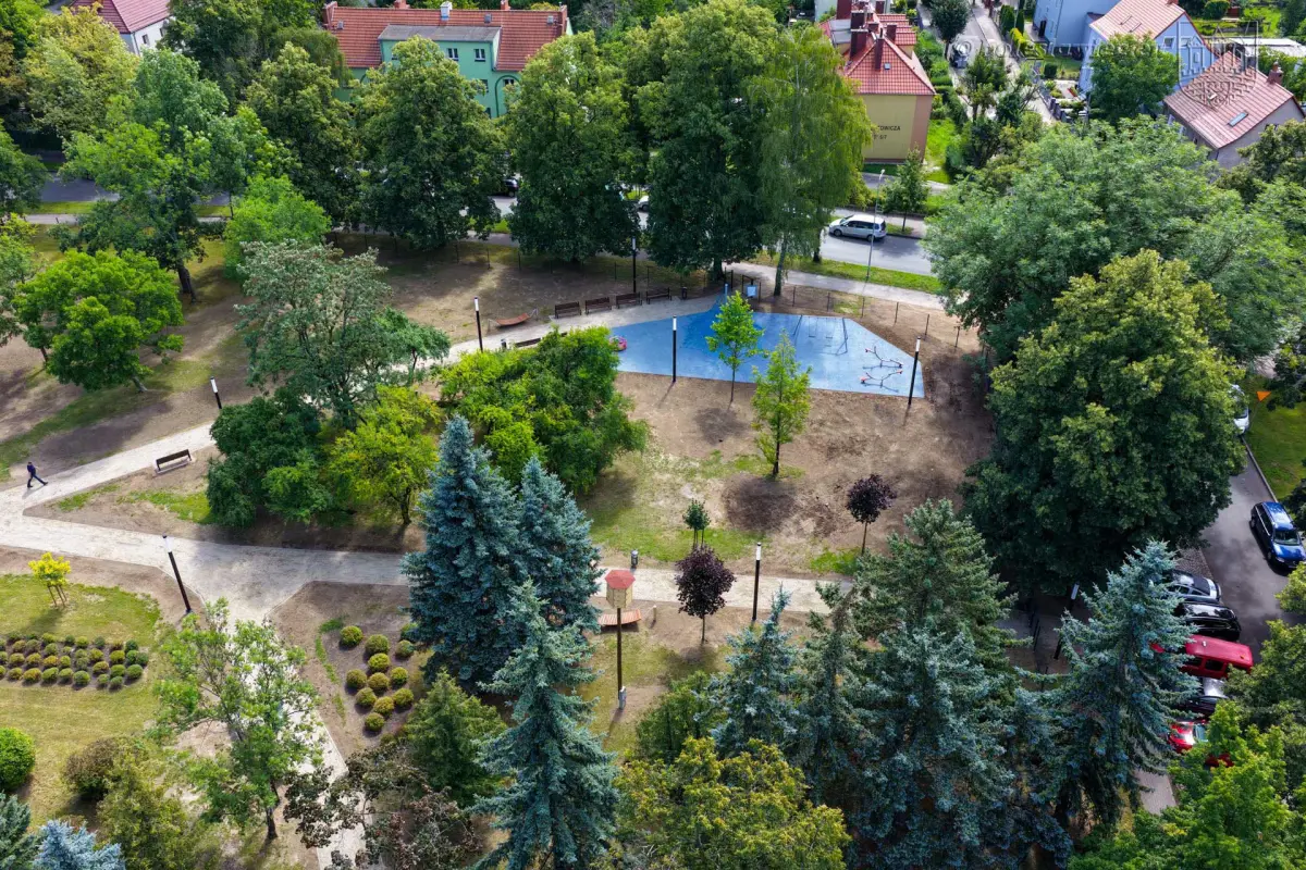 Odnowiony park w Bolesławcu