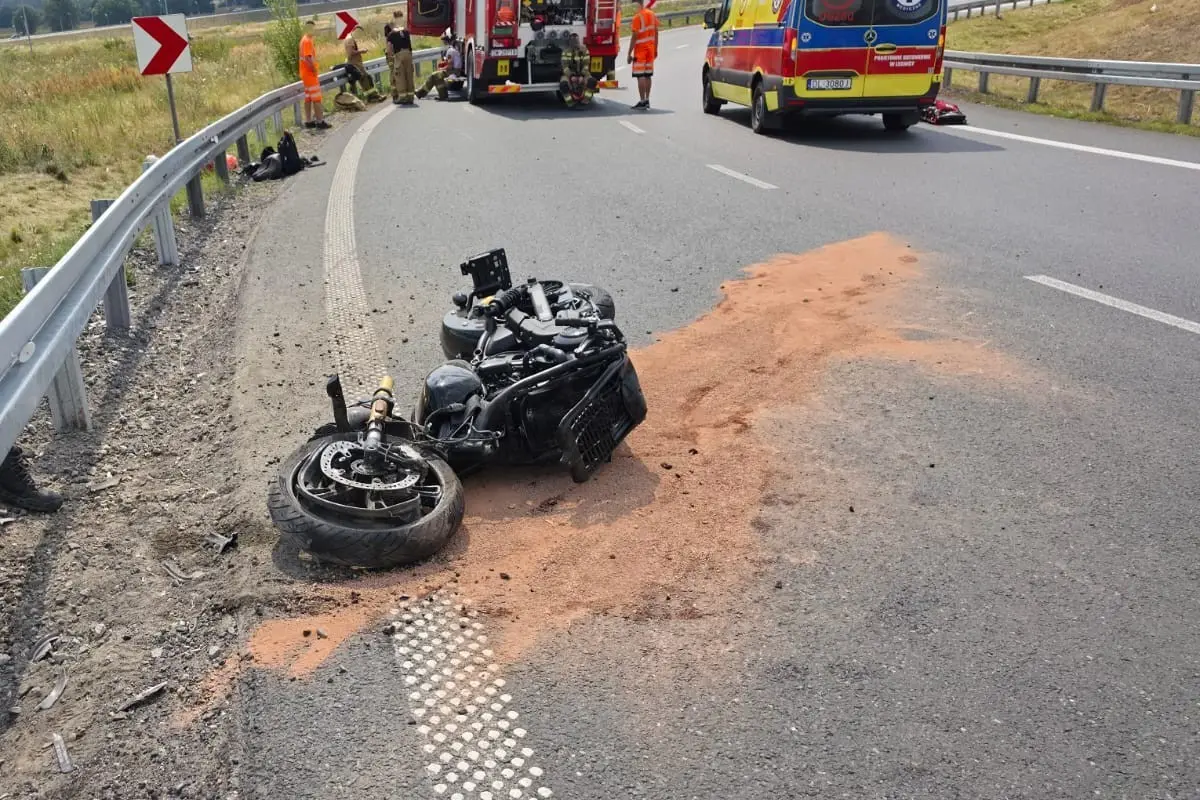 Accident on the A4–S3 link road