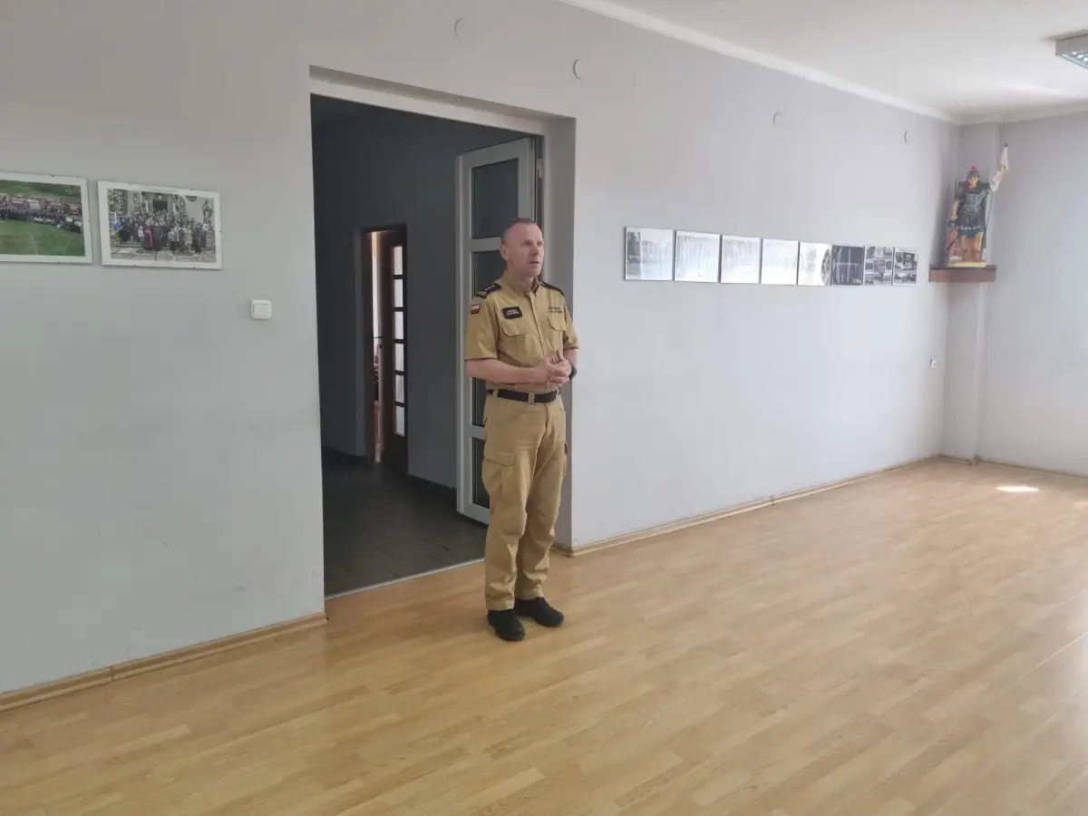 Uroczysta zbiórka strażaków w Bolesławcu
