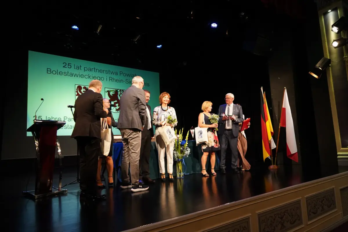 Gala Marking 25 Years of Cooperation Between Bolesławiec County and Rhein-Sieg-Kreis