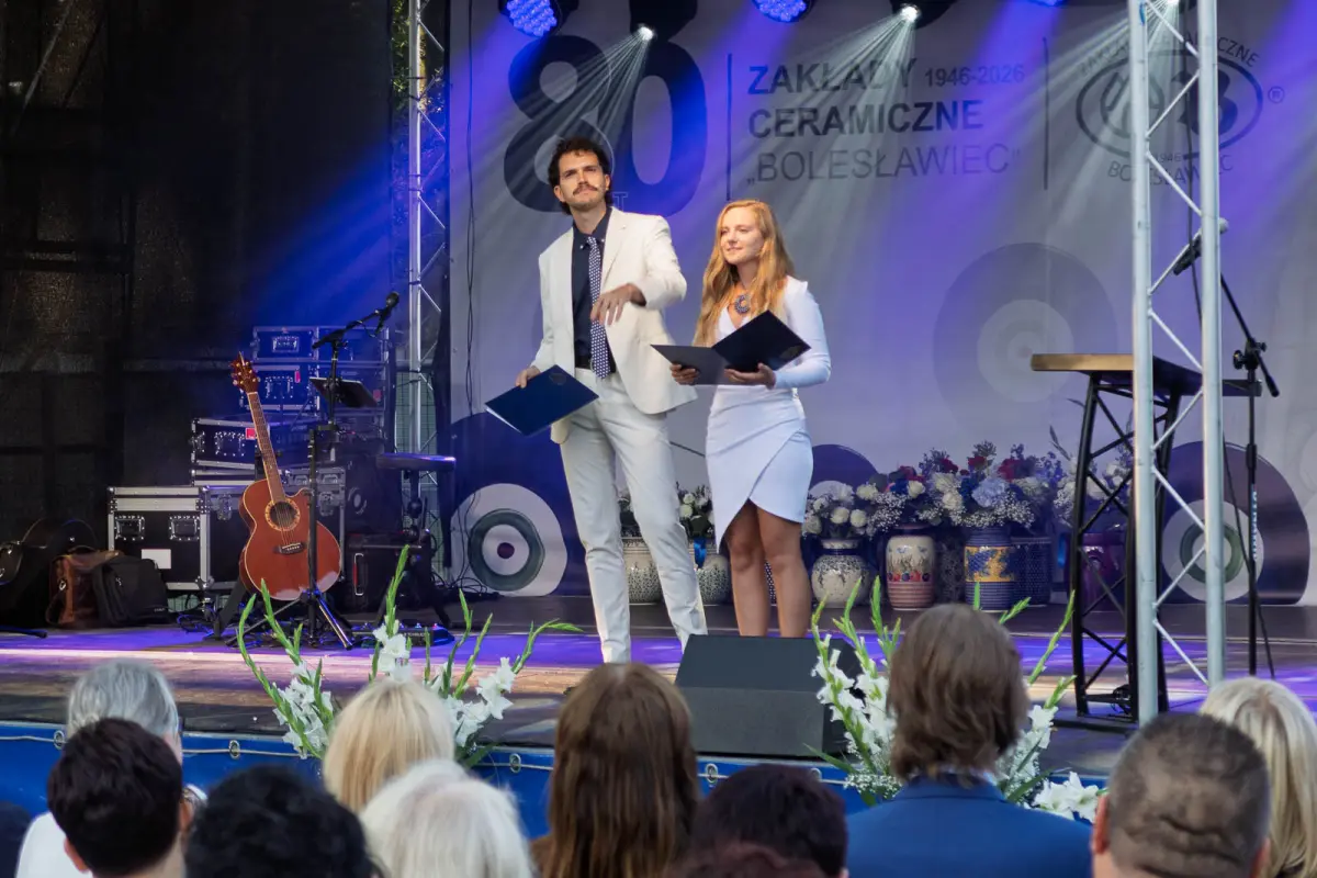 Guests at the 80th anniversary of Zakłady Ceramiczne „Bolesławiec”