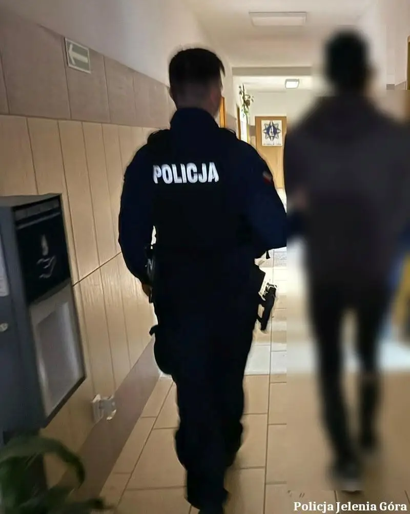Pożar auta i podejrzany