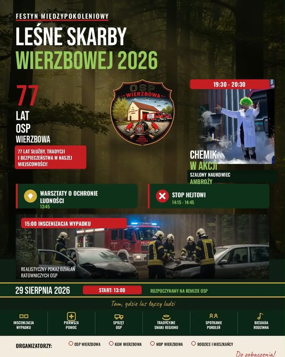 Program święta OSP Wierzbowa