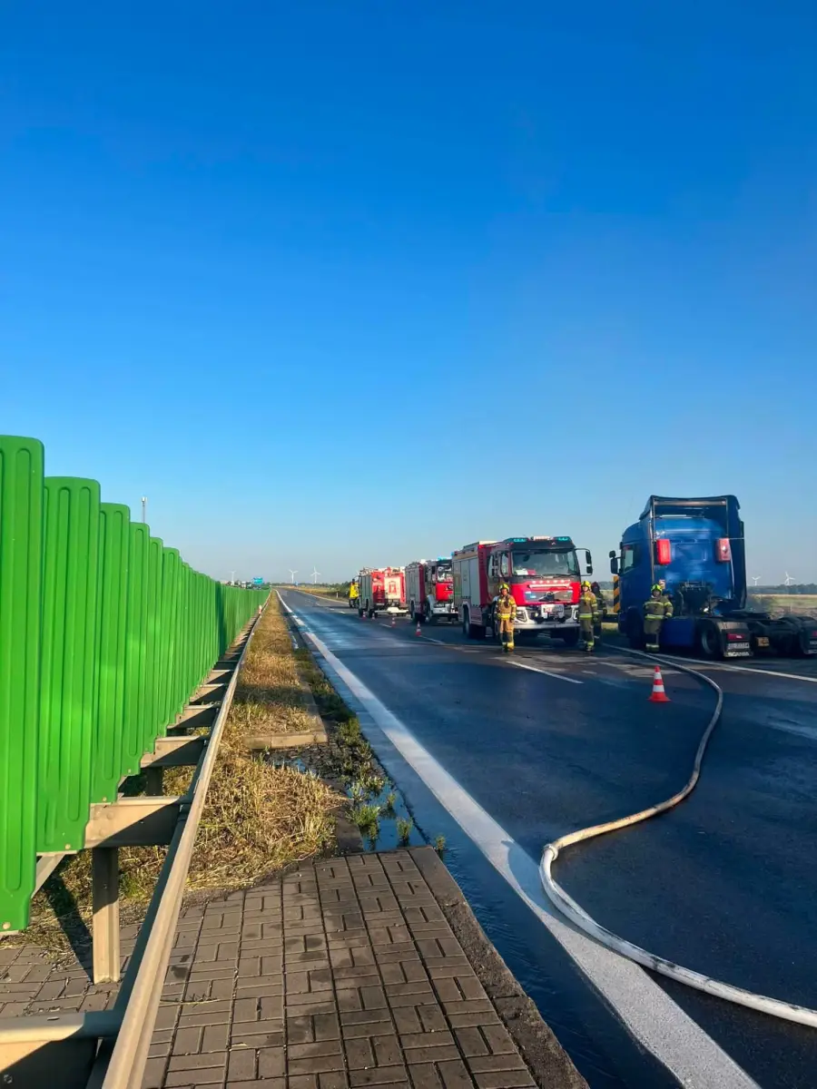 Fire on the A4
