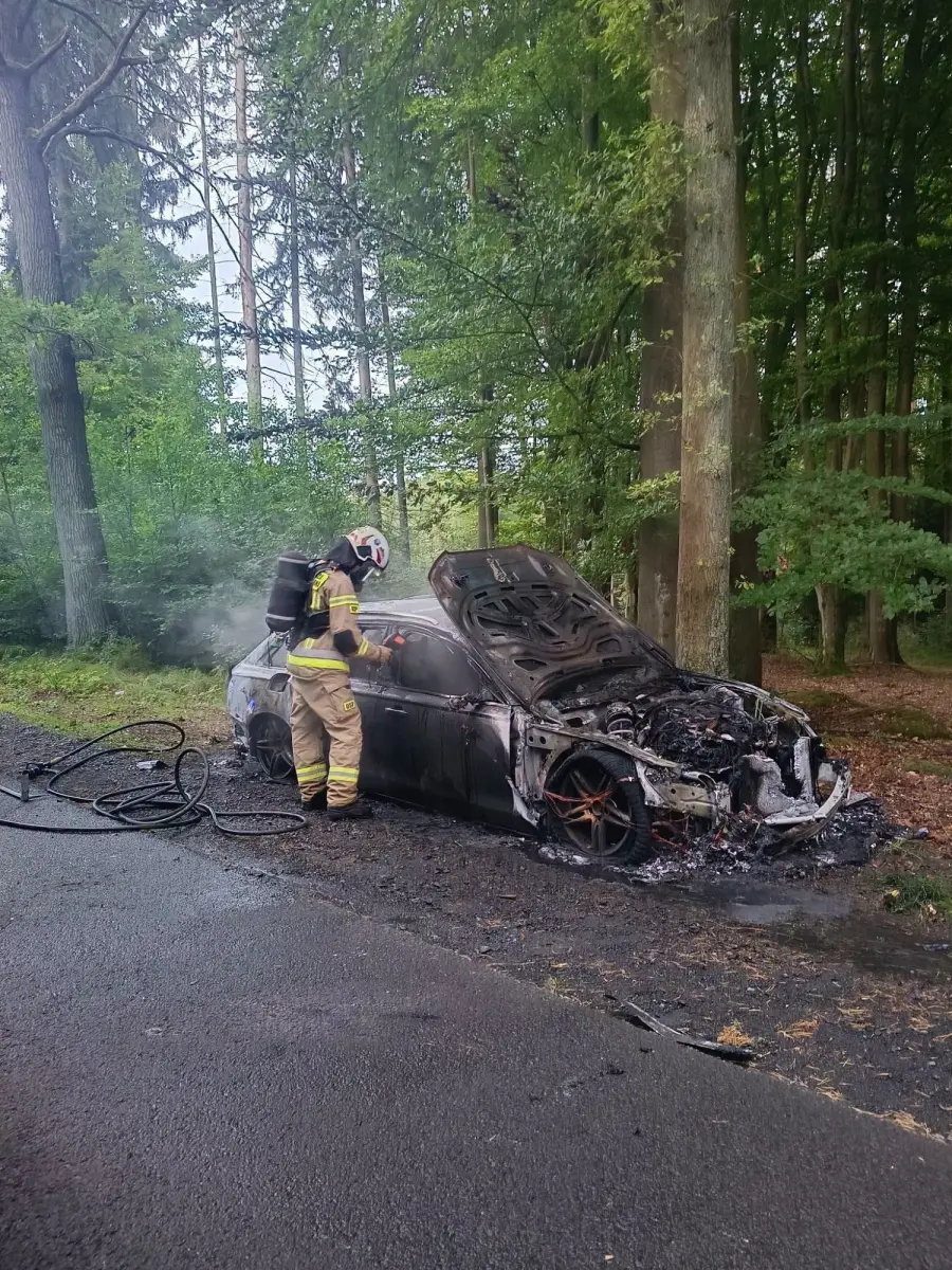 Pożar Audi