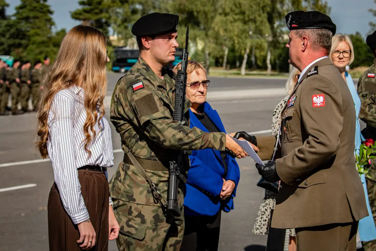 Ceremony at the 10th Armored Cavalry Brigade in Świętoszów