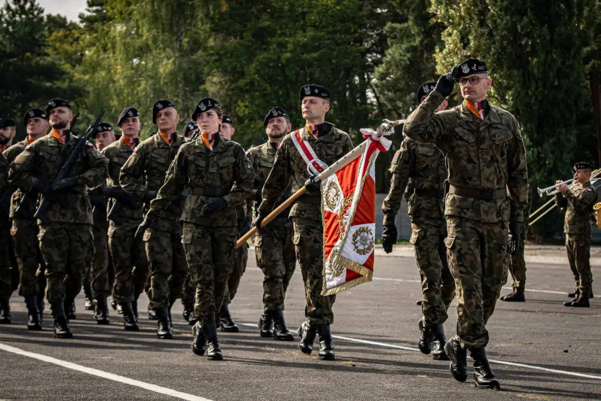 Ceremony at the 10th Armored Cavalry Brigade in Świętoszów