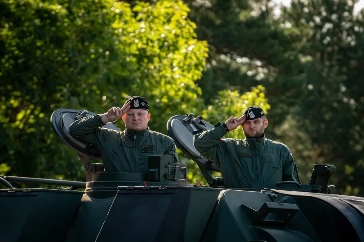 Ceremony at the 10th Armored Cavalry Brigade in Świętoszów