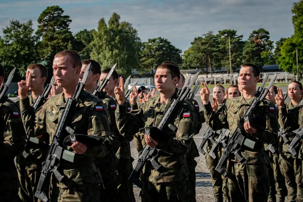 Ceremony at the 10th Armored Cavalry Brigade in Świętoszów