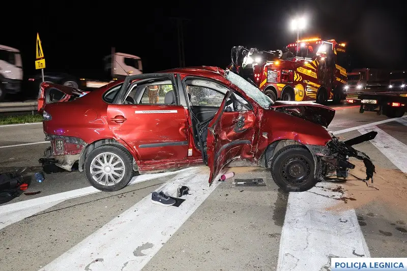 Seat after accident on A4