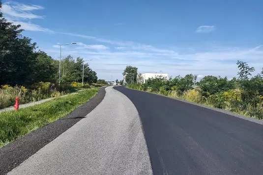 Road in the zone