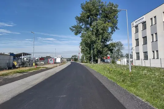 Road in the zone