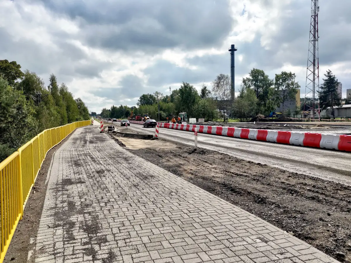 Na obwodnicy Bolesławca budowane jest nowe rondo