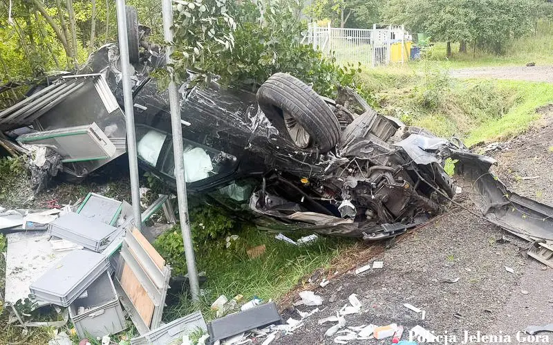 Wypadek w Jeleniej Górze