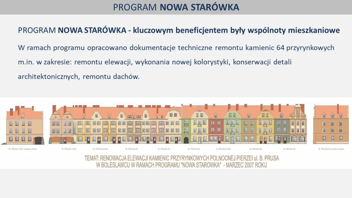 Prezentacja dotycząca rewitalizacji