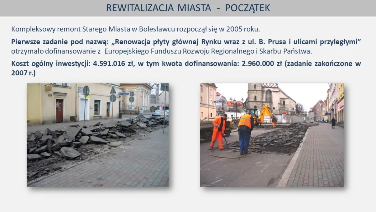 Prezentacja dotycząca rewitalizacji