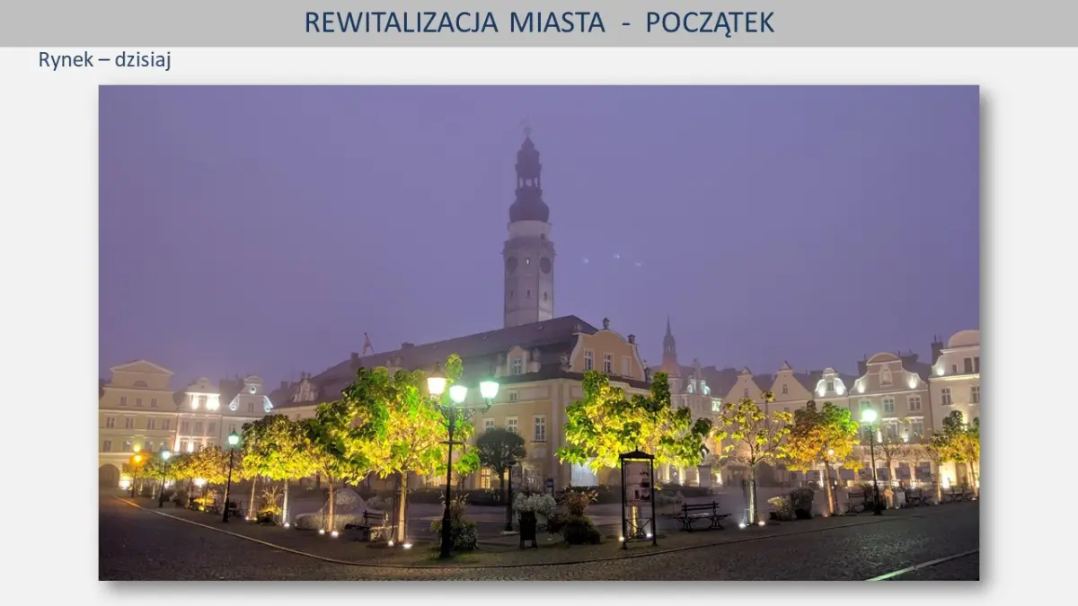 Prezentacja dotycząca rewitalizacji