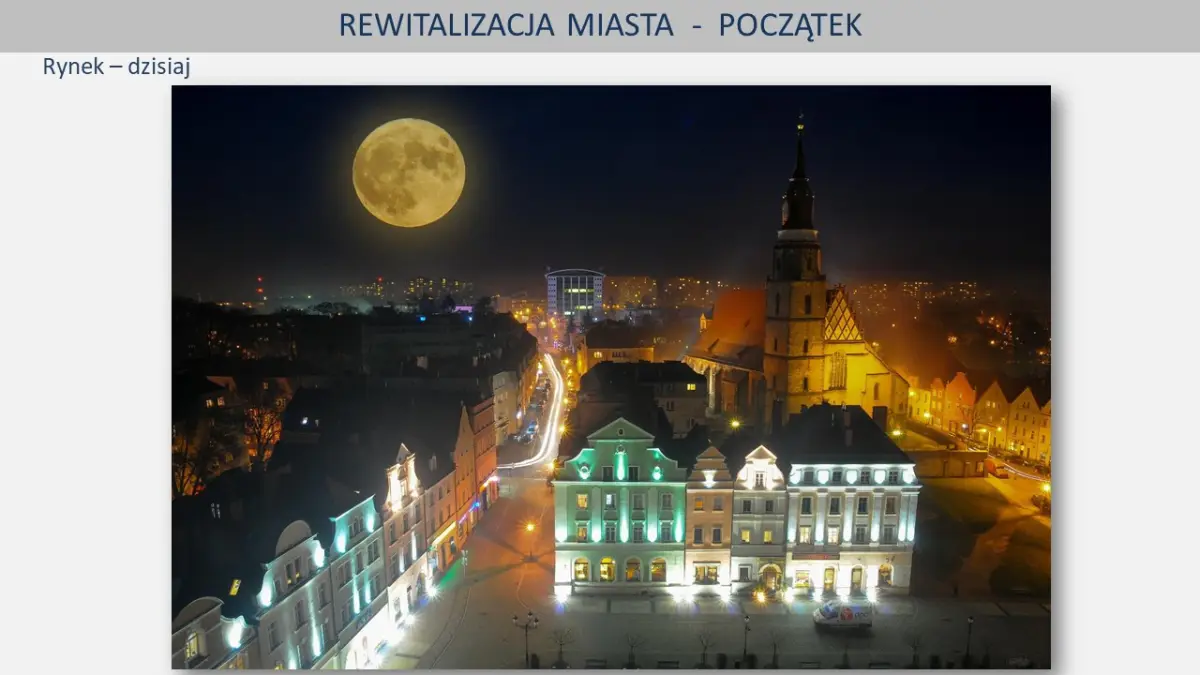Prezentacja dotycząca rewitalizacji