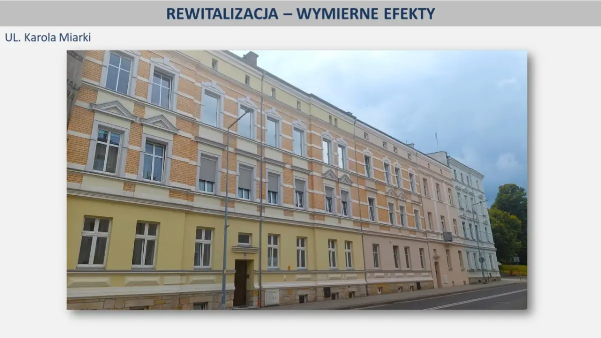 Prezentacja dotycząca rewitalizacji