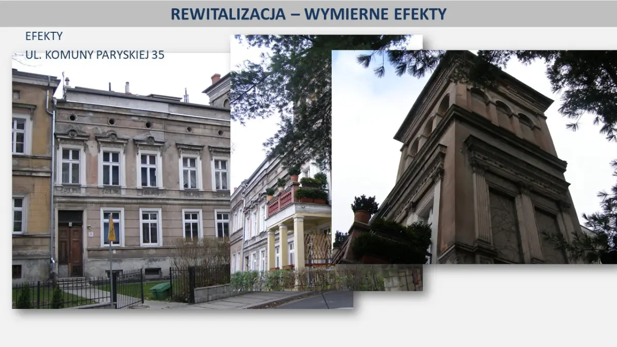 Prezentacja dotycząca rewitalizacji