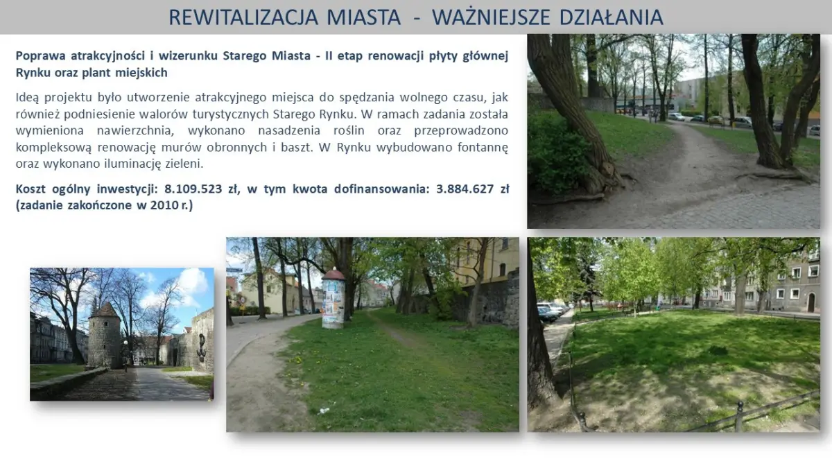 Prezentacja dotycząca rewitalizacji