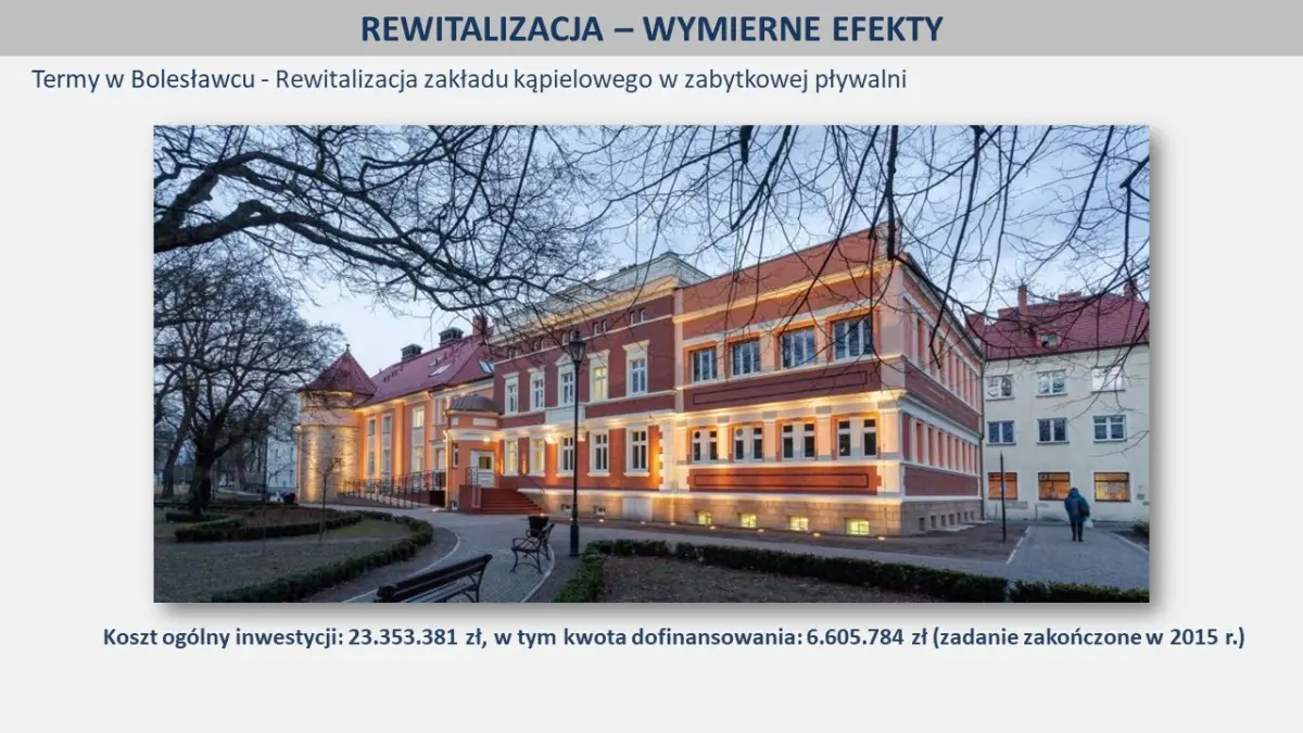 Prezentacja dotycząca rewitalizacji