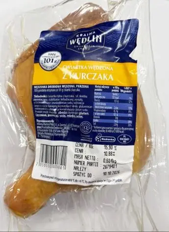 Ćwiartka wędzonego kurczaka