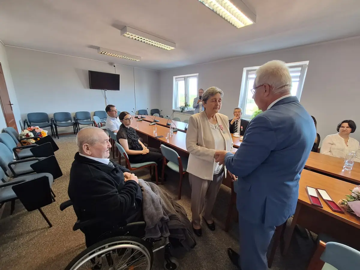 Uroczystość w Urzędzie Gminy Warta Bolesławiecka
