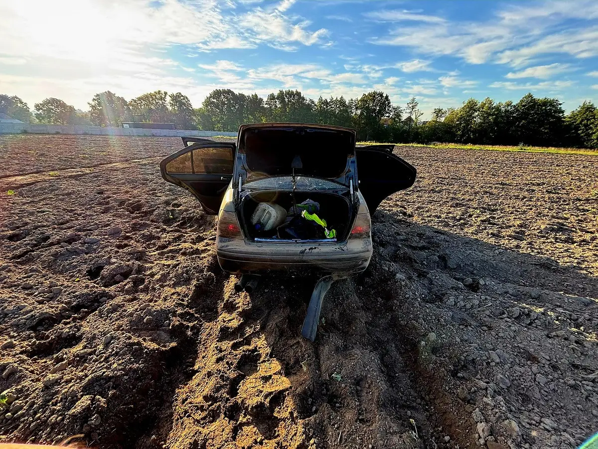 Auto po pościgu