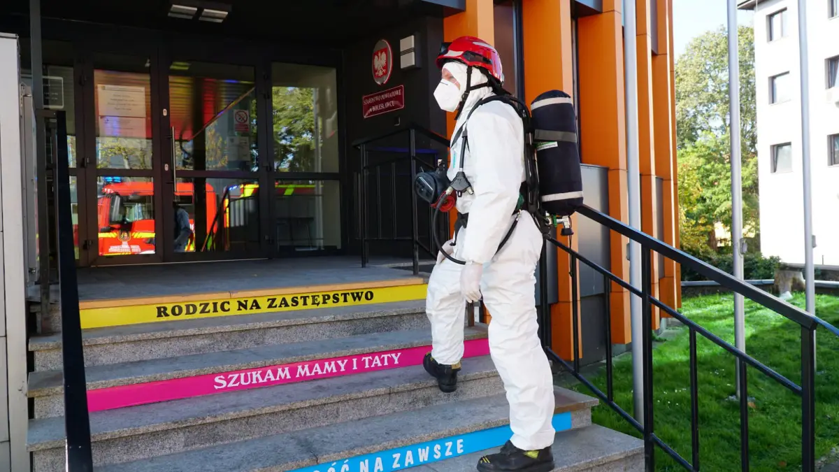 Akcja służb w „okrąglaku” w Bolesławcu