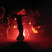 Переглянути фотографію: Театр вогню з Bielawa представив fireshow, яке глядачі зустріли з ентузіазмом