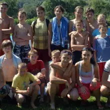 Zobacz zdjęcie: Przyszli strażacy codziennie pływali na basenie