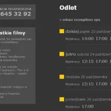 Zobacz zdjęcie: Każdy film ma szczegółowy opis (należy rozwinąć tekst) oraz harmonogram. Widz od razu wie, w jakie dni i o której godzinie film będzie wyświetlany.