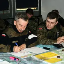 Zobacz zdjęcie: Najważniejszym punktem szkolenia był trening kierowania ogniem „Huragan 10”