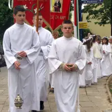 Zobacz zdjęcie: Biskup Marek Mendyk poświęcił kapliczkę dedykowaną włoskiej świętej