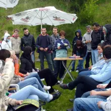 Zobacz zdjęcie: Podczas imprezy rozegrano zawody strzeleckie i konkurs z zakresu profilaktyki uzależnień