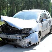 Zobacz zdjęcie: Citröen dachował na A-18